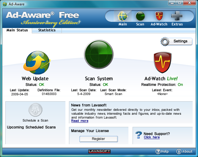 Lavasoft Ad-Aware 2007 Professional Edition V7 0 2 1